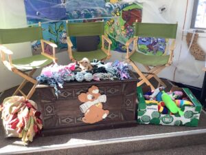 dog toys made by grade 4 students for humane society