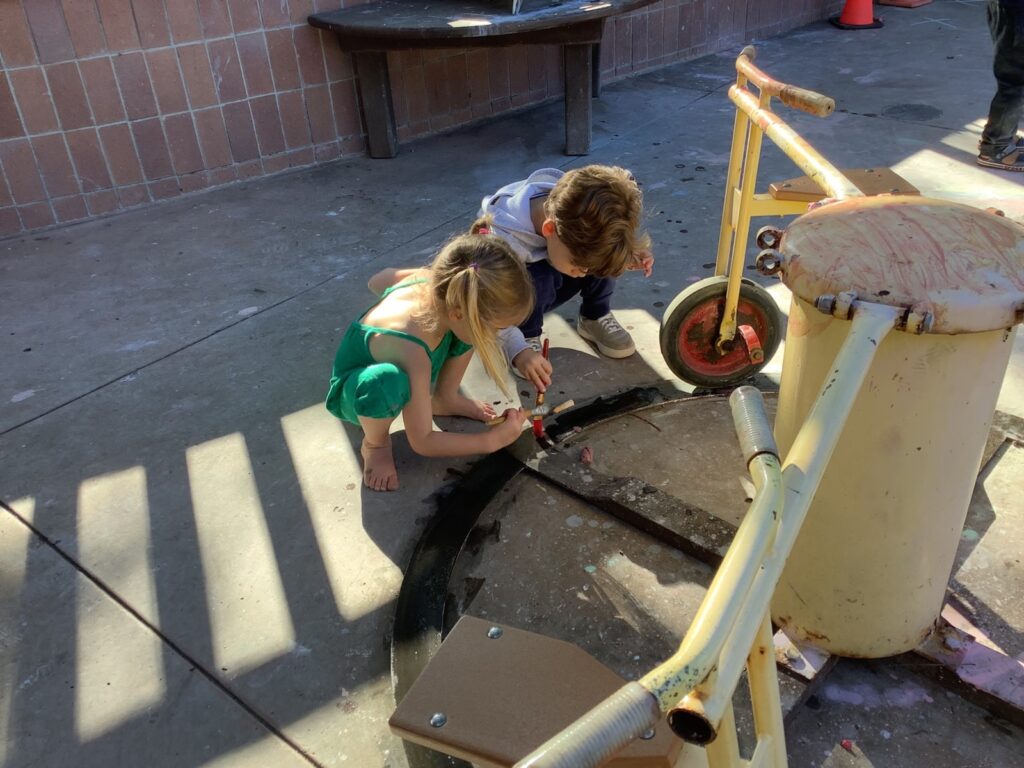 Washing Train Tracks